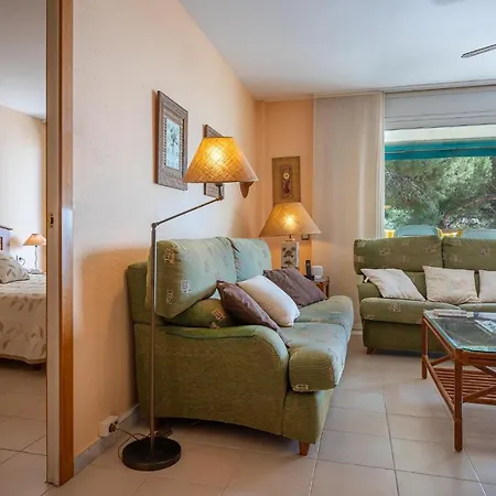 At102 Els Pins, Primera Linea Con Piscina, Vista Mar Apartament Torredembarra